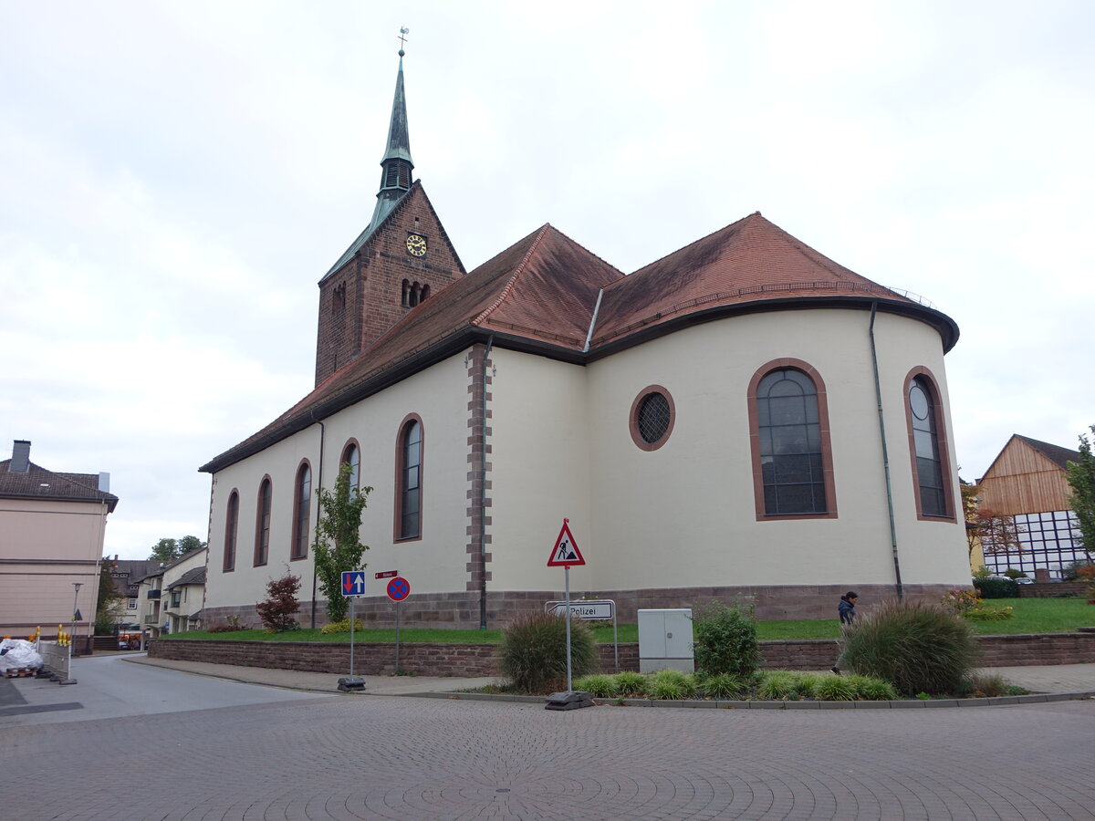 Stadtoldendorf, evangelische Kirche St. Dionysius, erbaut von 1793 bis 1794 (06.10.2021)