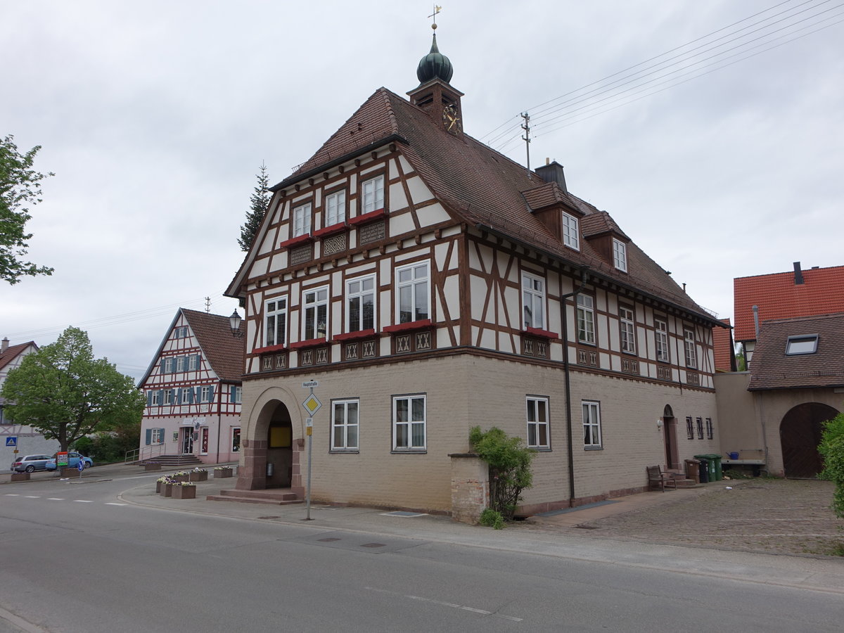 Stammheim, altes Rathaus  in der Hauptstrae (01.05.2018)