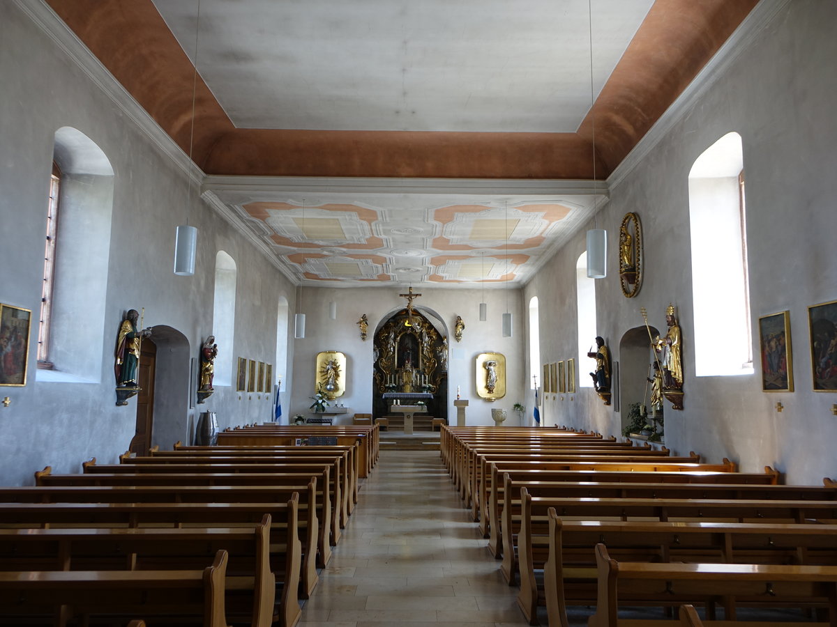 Stammheim, Innenraum der kath. Pfarrkirche St. Bartholomus (28.05.2017)