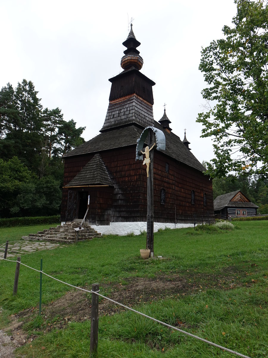 Stara Lubovna / Altlublau, griech.-kath. Holzkirche St. Michael, erbaut 1833 (02.09.2020)