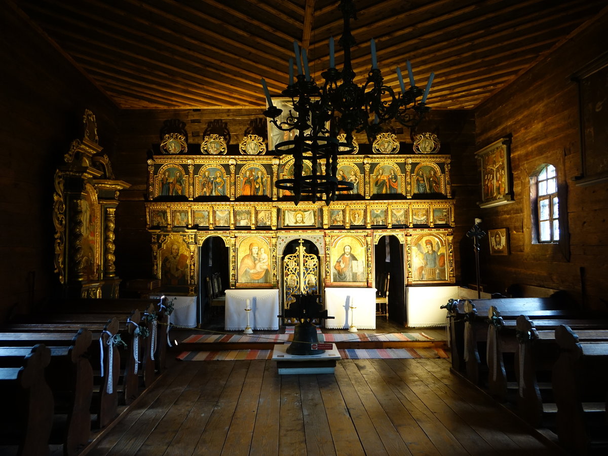 Stara Lubovna / Altlublau, Innenraum der griech.-kath. St. Michael Kirche (02.09.2020)