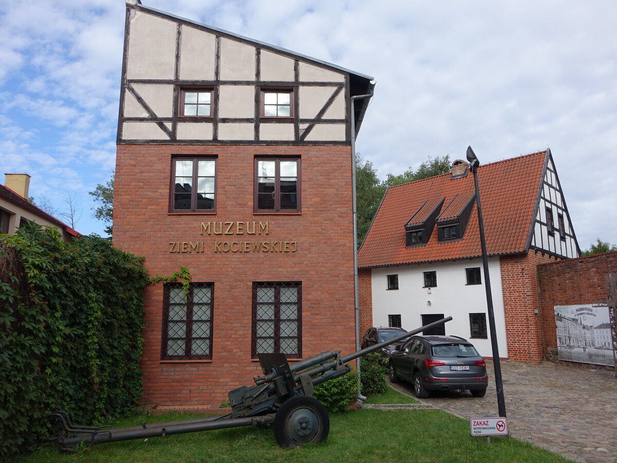 Starogard Gdański / Preuisch Stargard, Museum Ziemi Kociewskiej in der Generala Jozefa Hallera Strae (03.08.2021)