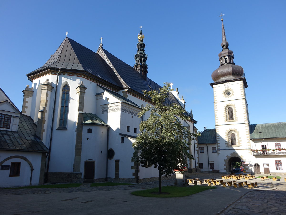Stary Sacz / Alt Sandez, Klosterkirche des Sanktuarium des hl. Kinga, erbaut ab 1280 (03.09.2020)