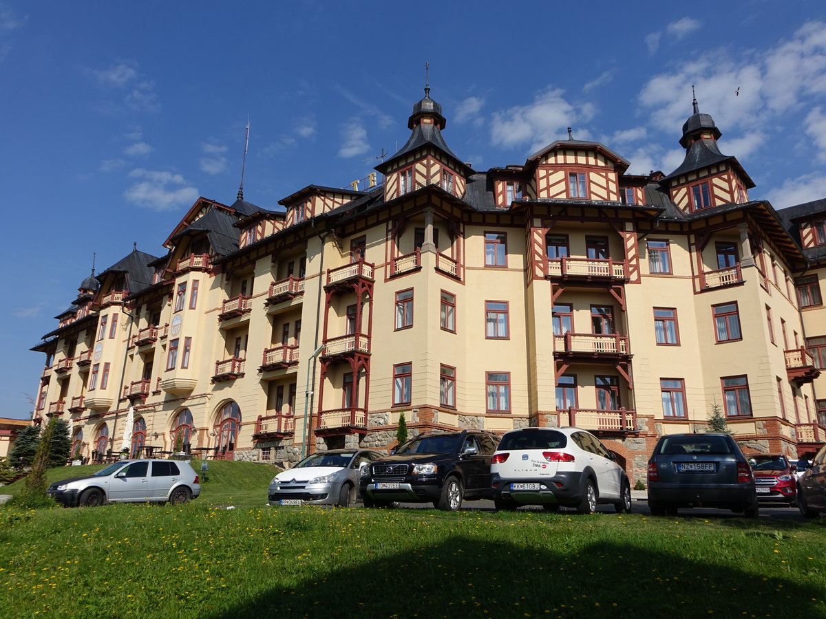 Stary Smokovec / Altschmecks, Grand Hotel, erbaut 1904 durch den Budapester Architekten Guido Hoepfner (07.08.2020)