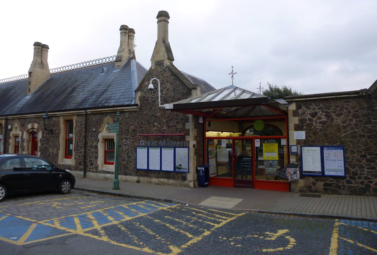 Station Great Malvern - Bahnhof in Malvern 27.10.2014