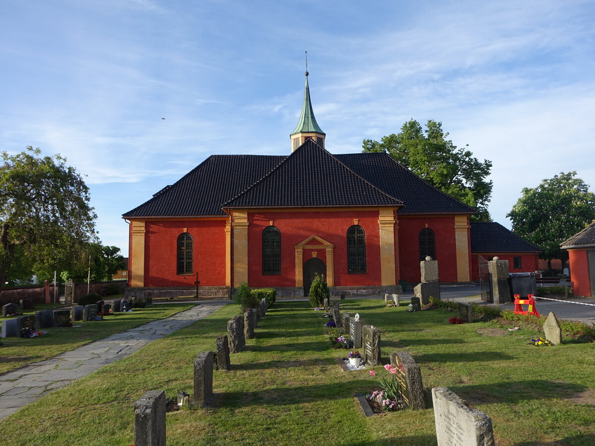 Stavern, evangelische Garnisonskirche, erbaut 1756 durch Michael Johan Herbst (29.05.2023)