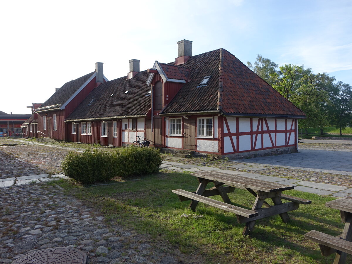 Stavern, Fachwerkhaus in der Storgaten Strae (29.05.2023)