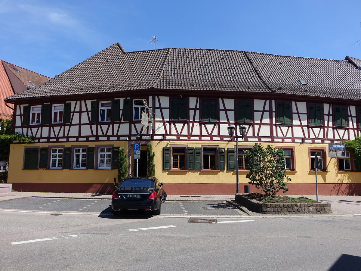 Stein, Gasthof zum goldenen Lamm am Marktplatz (12.08.2017)