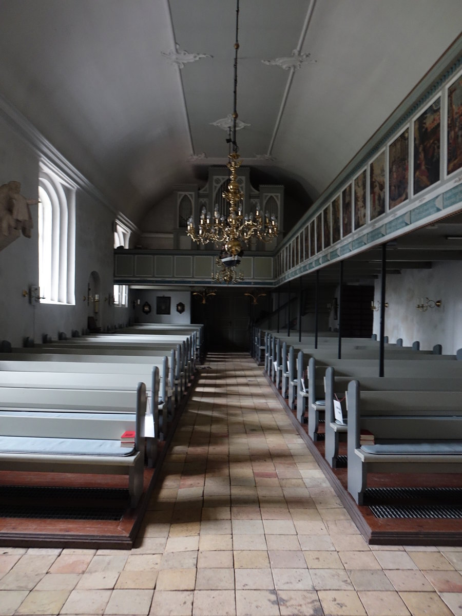 Steinbergkirche, Orgelempore in der evangelischen St. Martin Kirche (25.09.2020)