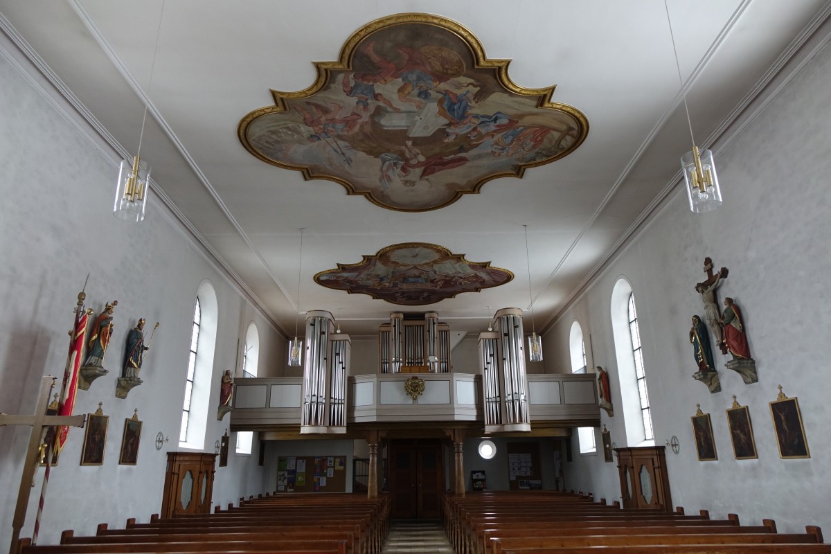 Steinhilben, St. Pankratius Kirche, erbaut 1699 (19.02.2015)