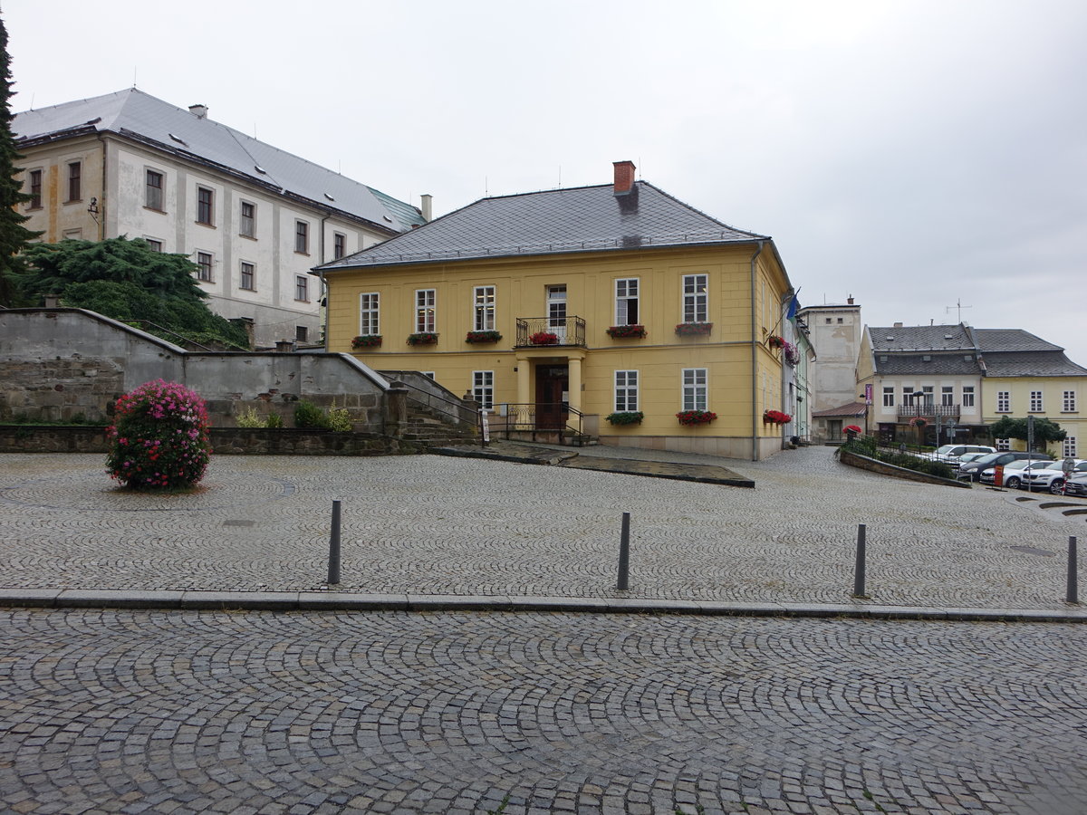 Sternberk / Sternberg, altes Rathaus am Horni Namesti (03.08.2020)