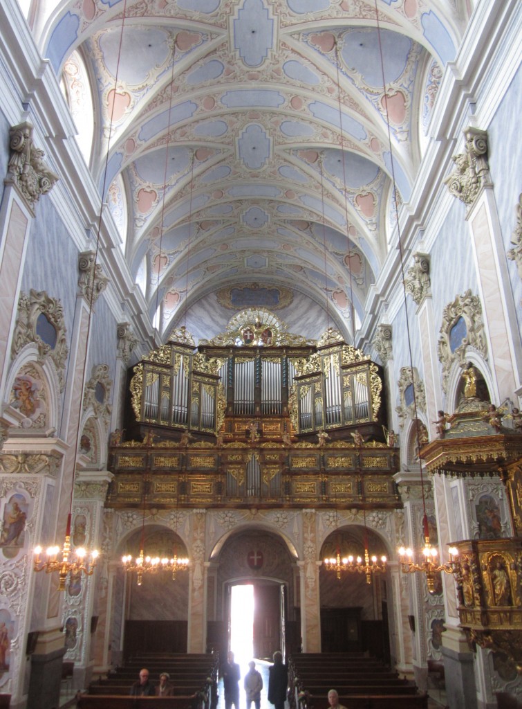 Stift Göttweig, Orgelempore der Stiftskirche (22.09.2013)