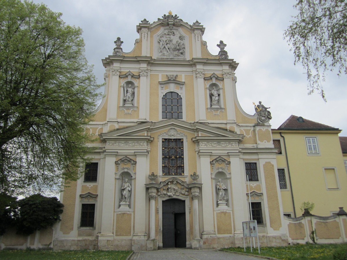 Stift Sankt Andr, Stiftskirche St. Andreas, erbaut ab 1726 von Joseph Munggenast (20.04.2014)
