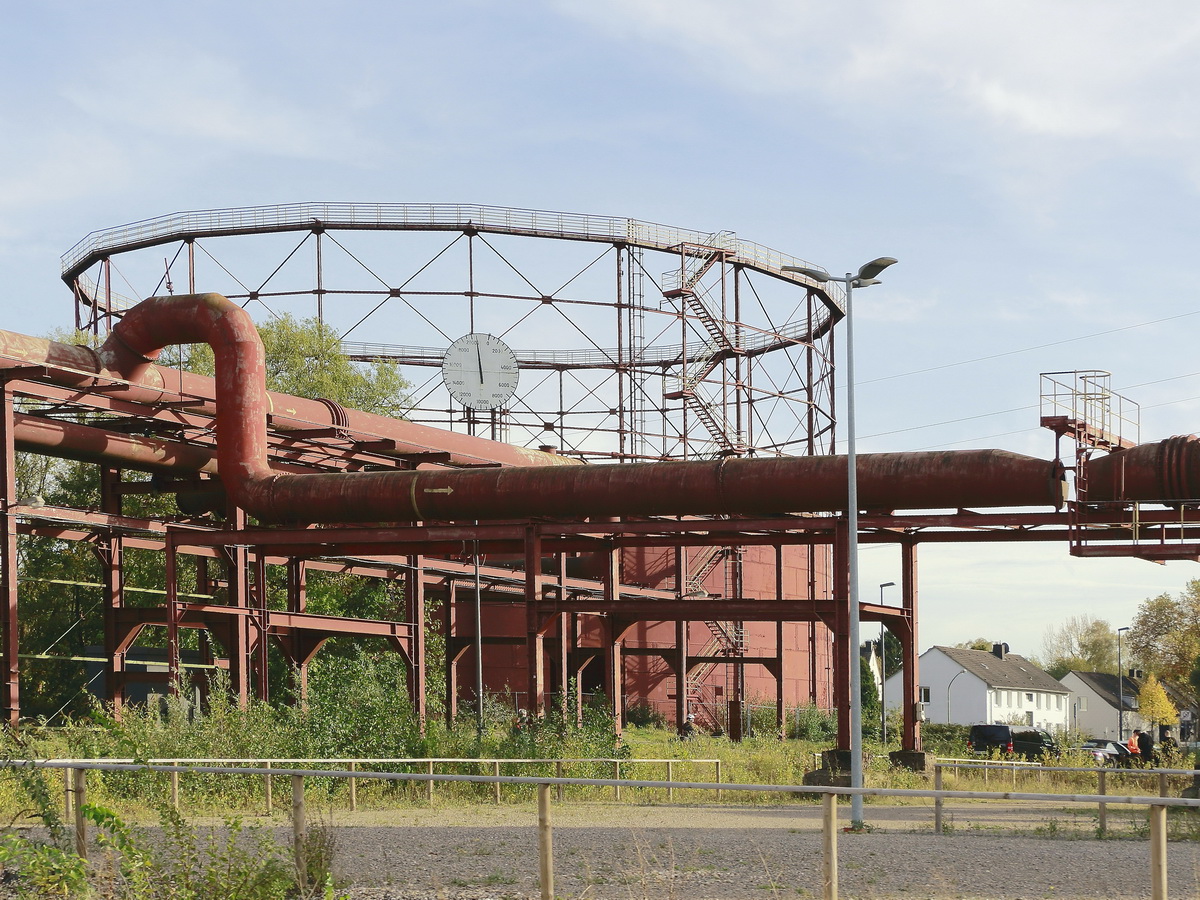 Stillgelegte Gaskhler der ehemaligen Kokerei Zollverein in Essen-Katernberg, 26. Oktober 2019. 