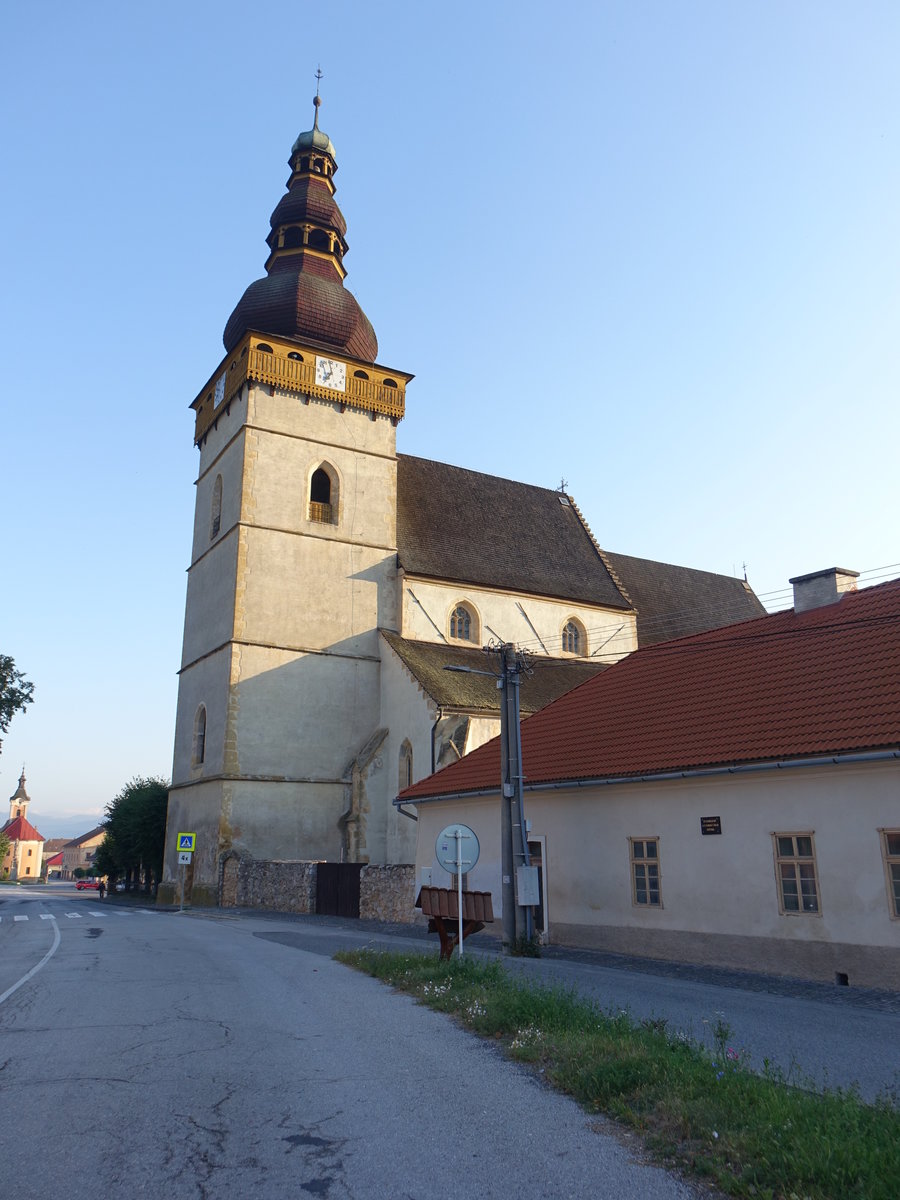 Stitnik / Schittnich, gotische evangelische Kirche aus dem 14. Jahrhundert (30.08.2020)