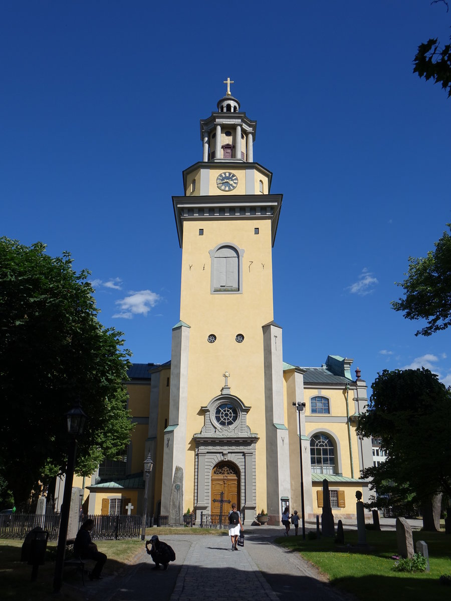 Stockholm, St. Maria Magdalena Kirche, erbaut ab 1588 unter Johann III (04.06.2018)