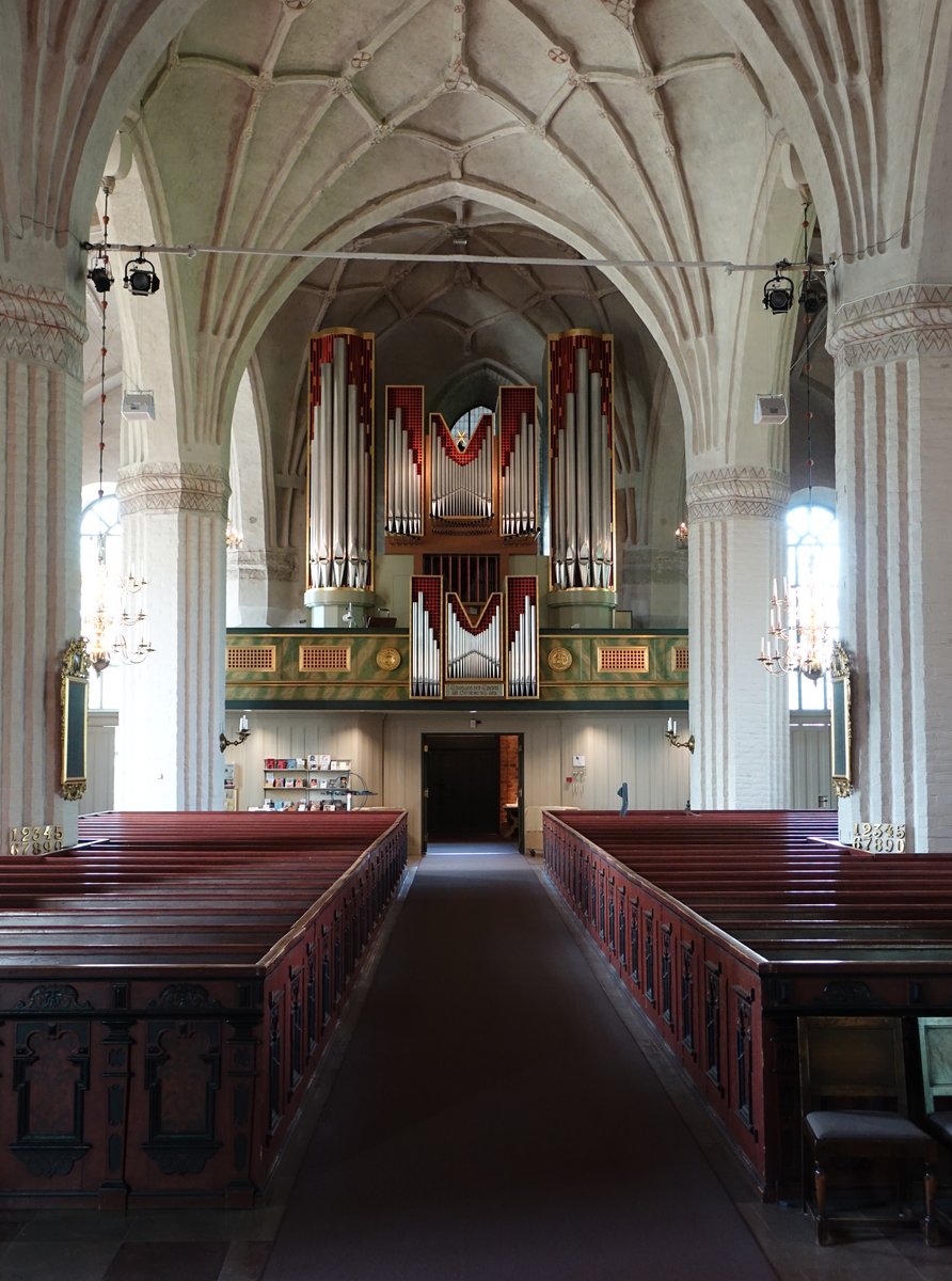 Stora Tuna, Orgelempore der Ev. Kirche (16.06.2016)