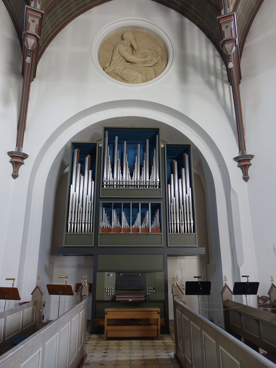Store Heddinge, Orgel in der evangelischen Kirche (19.07.2021)