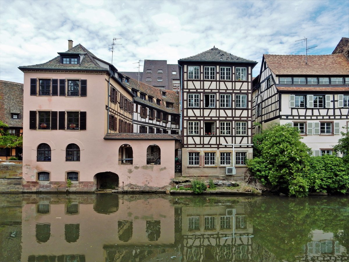 Straburg, Fachwerkhuser im Stadtviertel “La Petite France” - 11.05.2017