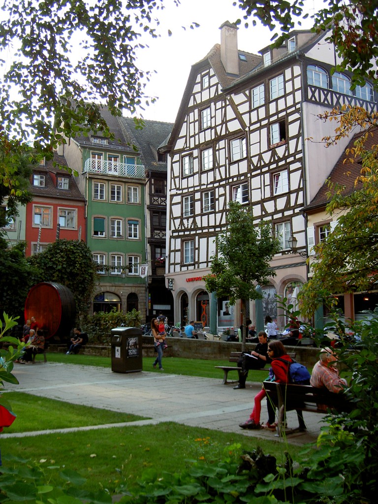 Straburg, Fachwerkhaus am Place du Tripiers (03.10.2014)