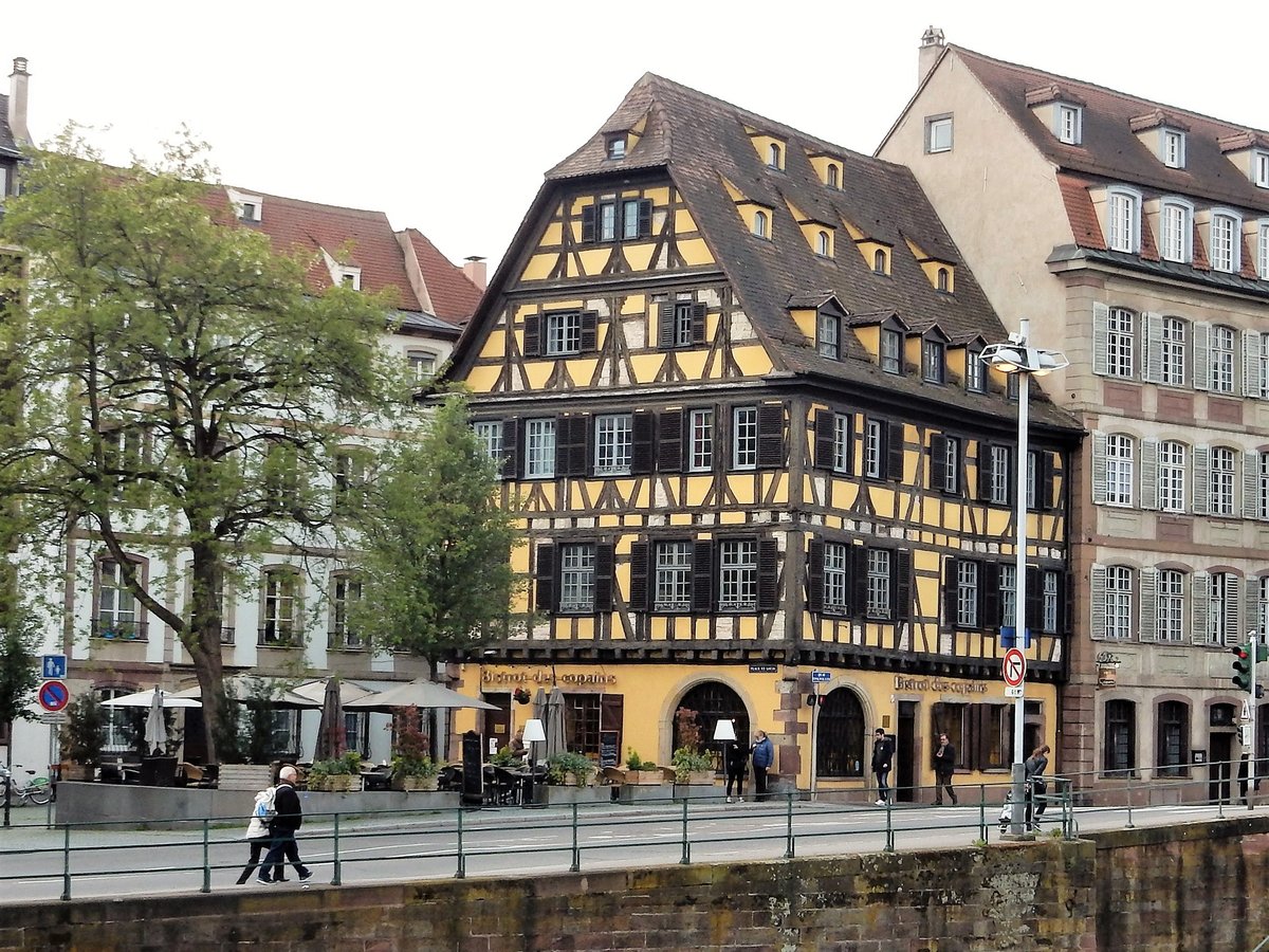 Straburg, Restaurant “Bistrot des Copains” am Quai Finkwiller - 09.05.2017