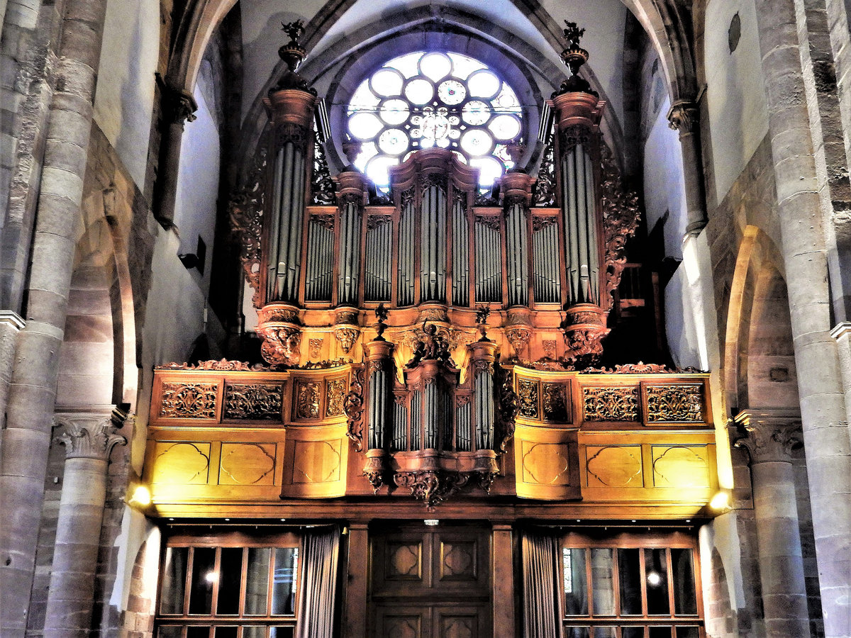 Straburg, Thomaskirche. Silbermann-Hauptorgel aus dem Jahr 1741 - 11.05.2017