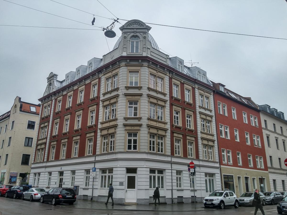 Strassenansicht in Mnchen am 20.05.2019.