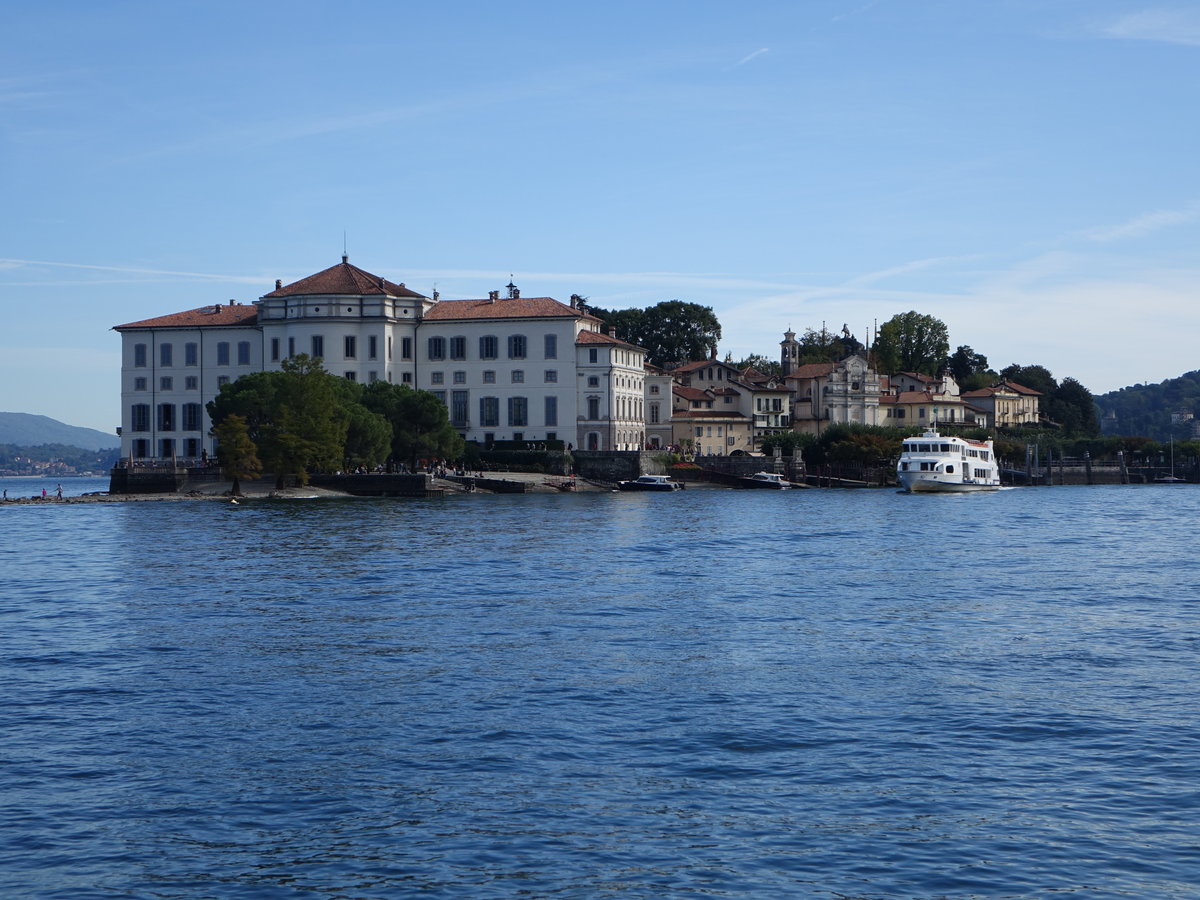 Stresa, Palazzo Borromeo auf der Isola Bella, erbaut im 17. Jahrhundert (05.10.2019)