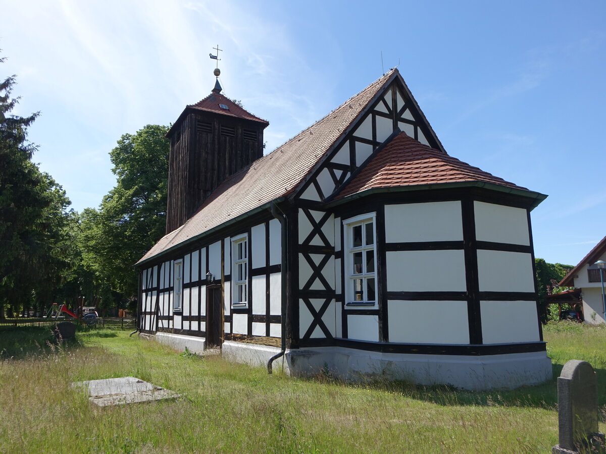 Strubensee, evangelische Kirche, Fachwerkkirche von 1584 (28.05.2026)