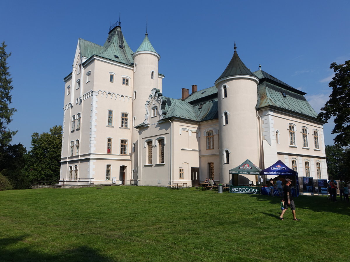 Studenka / Stauding, Schloss, erbaut 1567 als zweistckiges Renaissanceschloss (31.08.2019)