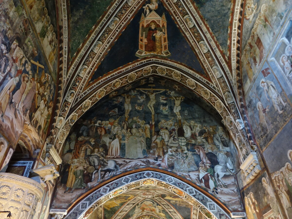 Subiaco, Fresken im Kloster San Benedetto (19.09.2022)