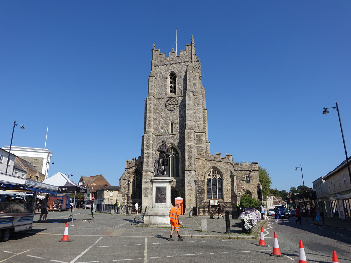 Sudbury, ehem. Pfarrkirche St. Peter am Market Hill, heute Kulturzentrum (07.09.2023)