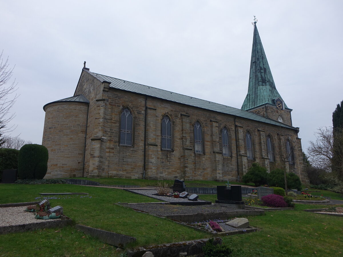 S�lbeck, evangelische Hl. Kreuz Kirche, erbaut bis 1861 (23.04.2026)