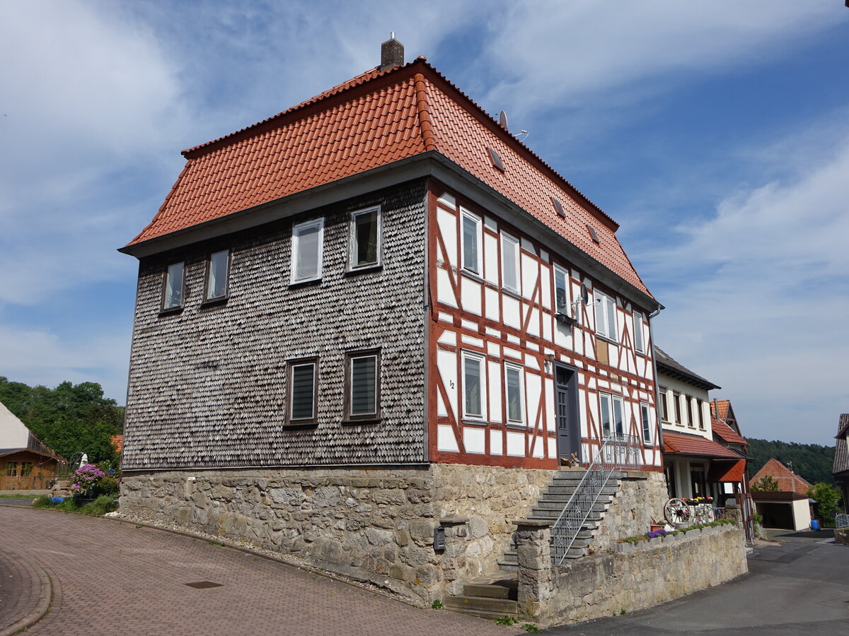 S, ehemaliges Pfarrhaus von 1780 in der Schieferstrae (03.06.2022)