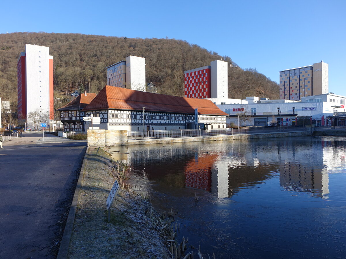 Suhl, Waffenmuseum im historischen Malzhaus von 1663 (27.02.2022)