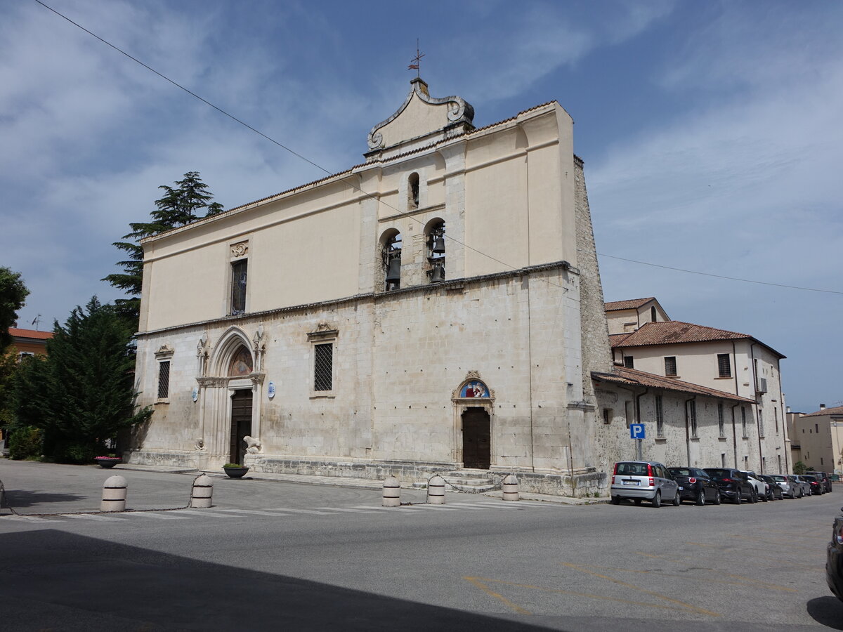 Sulmona, Kathedrale San Panfilo, erbaut ab dem 8. Jahrhundert (26.05.2022)