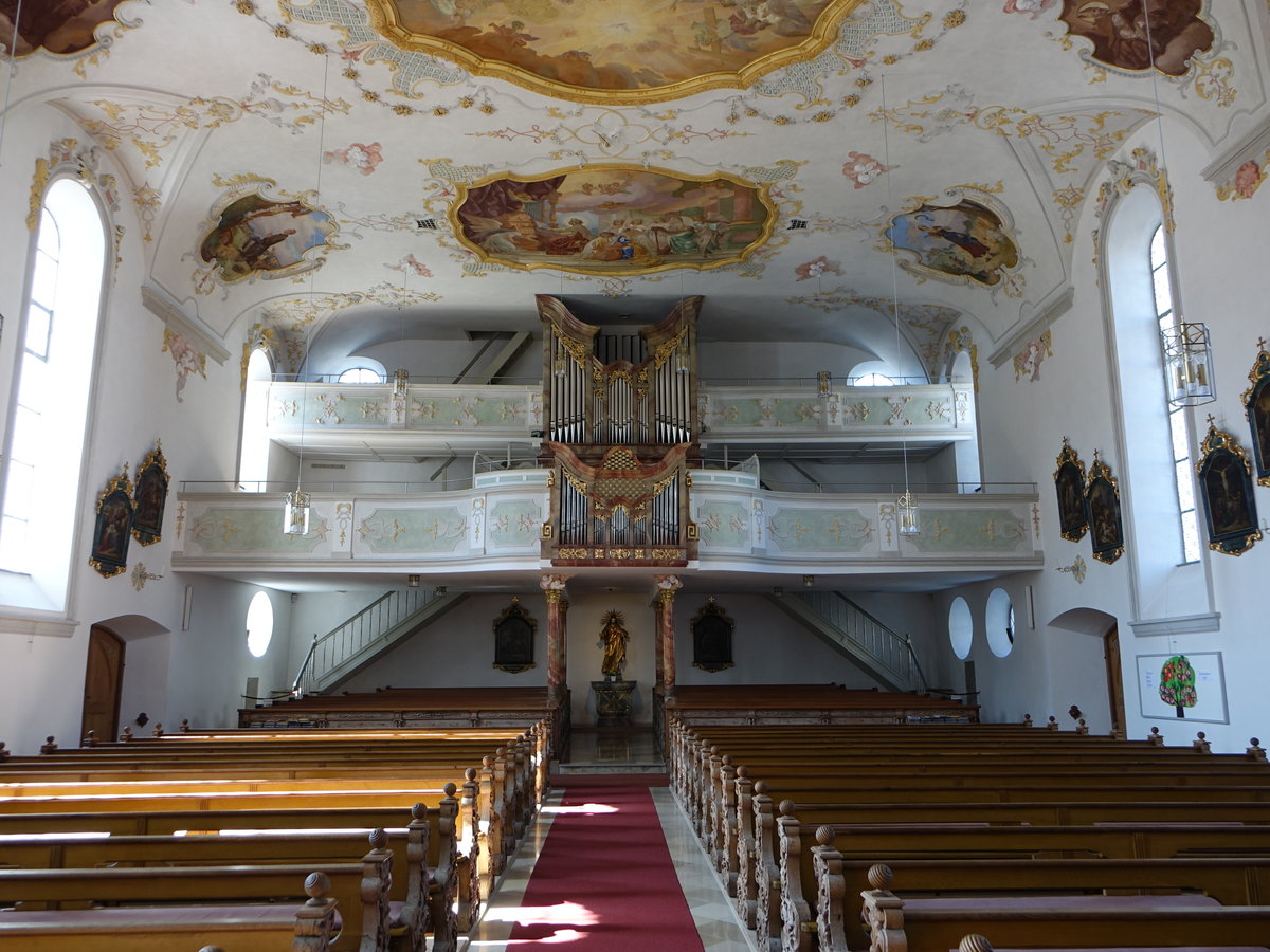 Sulzberg, Orgelemoore in der Pfarrkirche Hl. Dreifaltigkeit (27.03.2017)