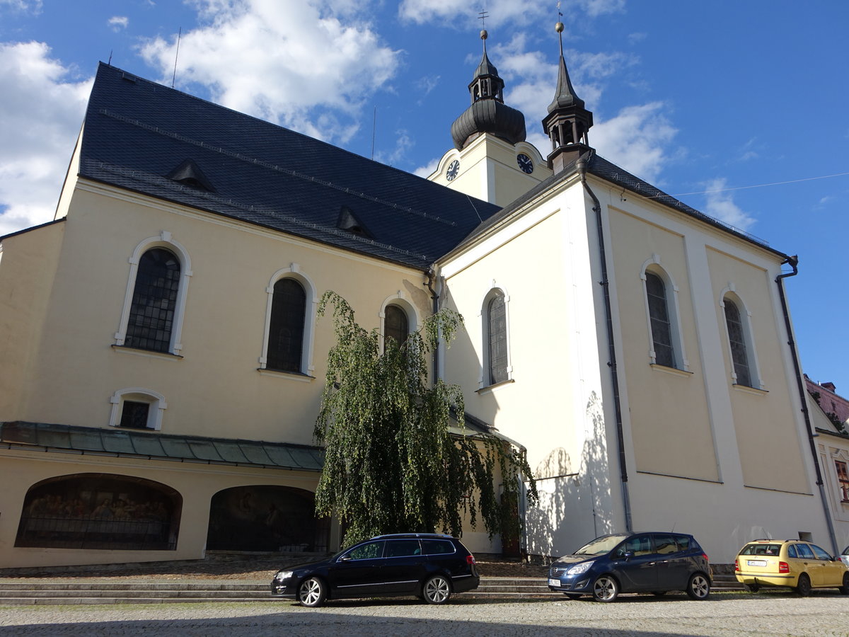 Sumperk / Mhrisch Schnberg, Pfarrkirche St. Johannes (30.06.2020)