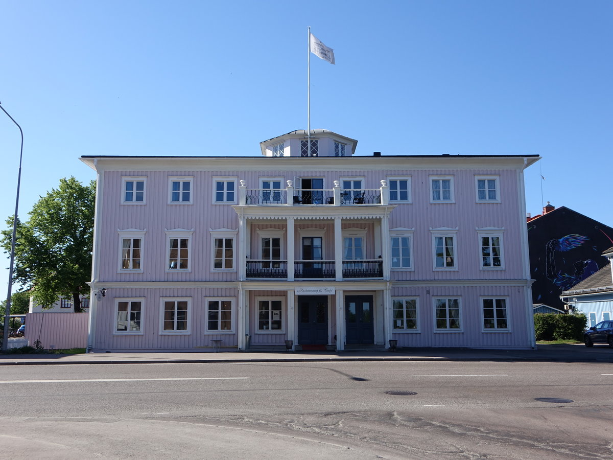 Sunne, Gebude der Stadtbibliothek an der Bryggargatan (31.05.2018)