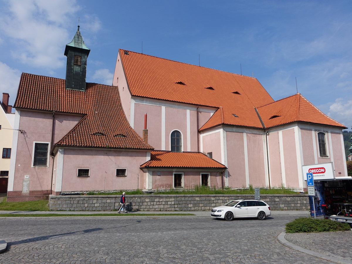 Susice, Klosterkirche St. Felix, erbaut von 1654 bis 1655 (25.05.2019)