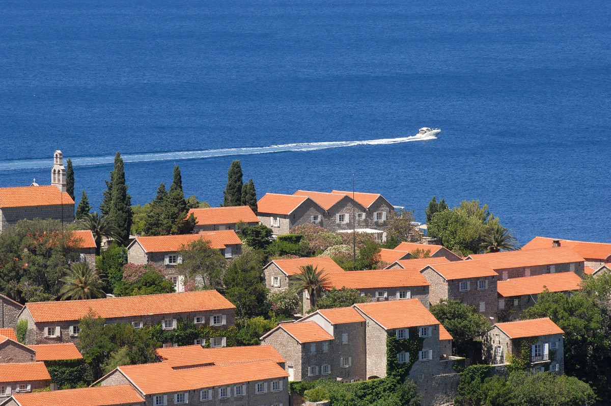 Sveti Stefan - Aufnahmedatum: 27. Juni 2012.