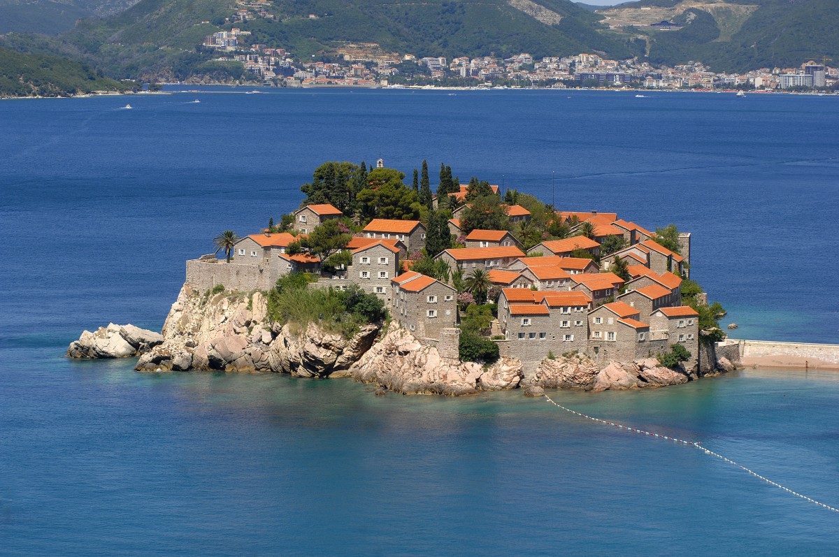 Sveti Stefan - Aufnahmedatum: 27. Juni 2012.