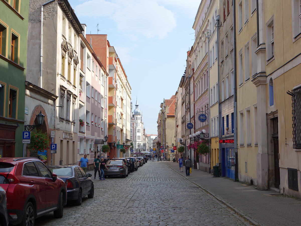 Swidnica / Schweidnitz, Huser in der Kotlarska Strae (11.09.2021)