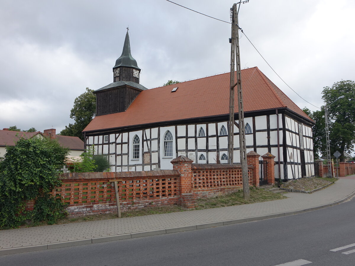 Swierzno / Schwirsen, Pfarrkirche Hl. Dreifaltigkeit, erbaut 1681 von Christian Krone (01.08.2021) 