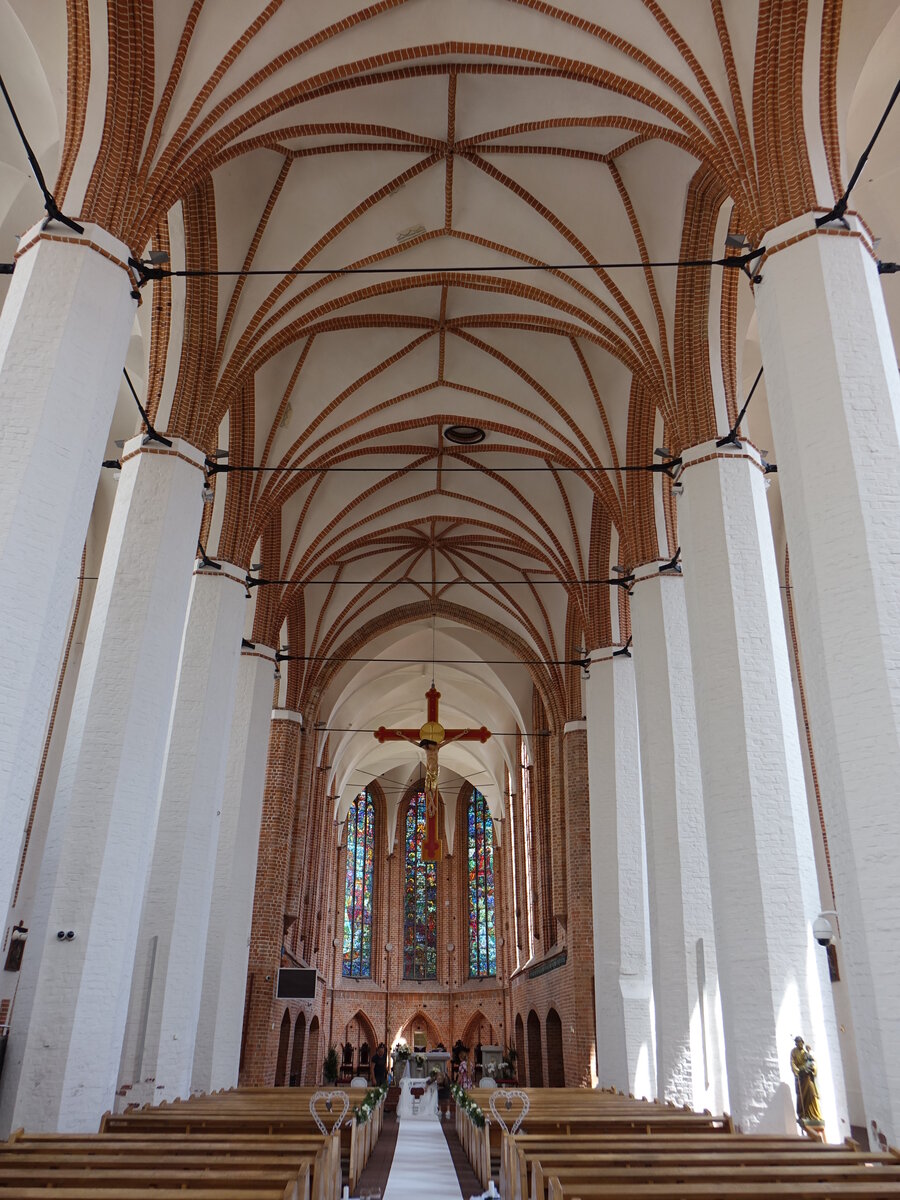 Szczecin / Stettin, gotischer Innenraum der St. Johannes Kirche (31.07.2021)