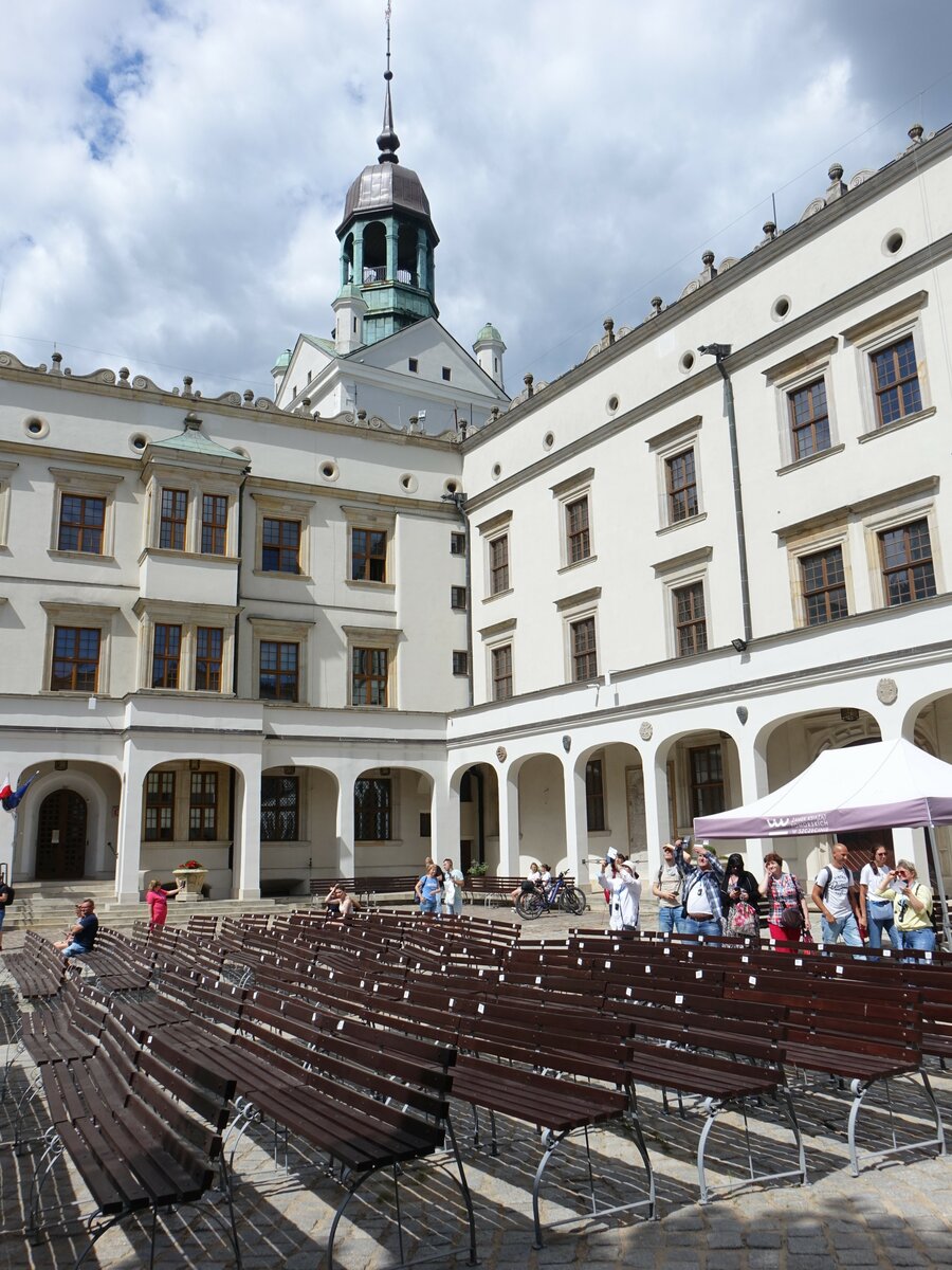 Szczecin / Stettin, Innenhof der Residenz der Herzge von Pommern (31.07.2021)