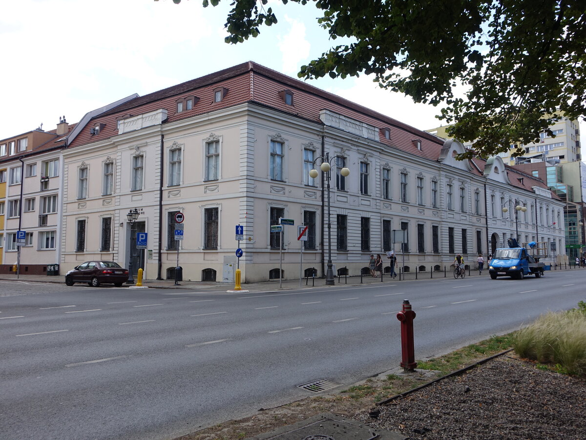 Szczecin / Stettin, Palac Glowami in der Staromłyńska Strae, heute Museum fr zeitgenssische Kunst (31.07.2021)