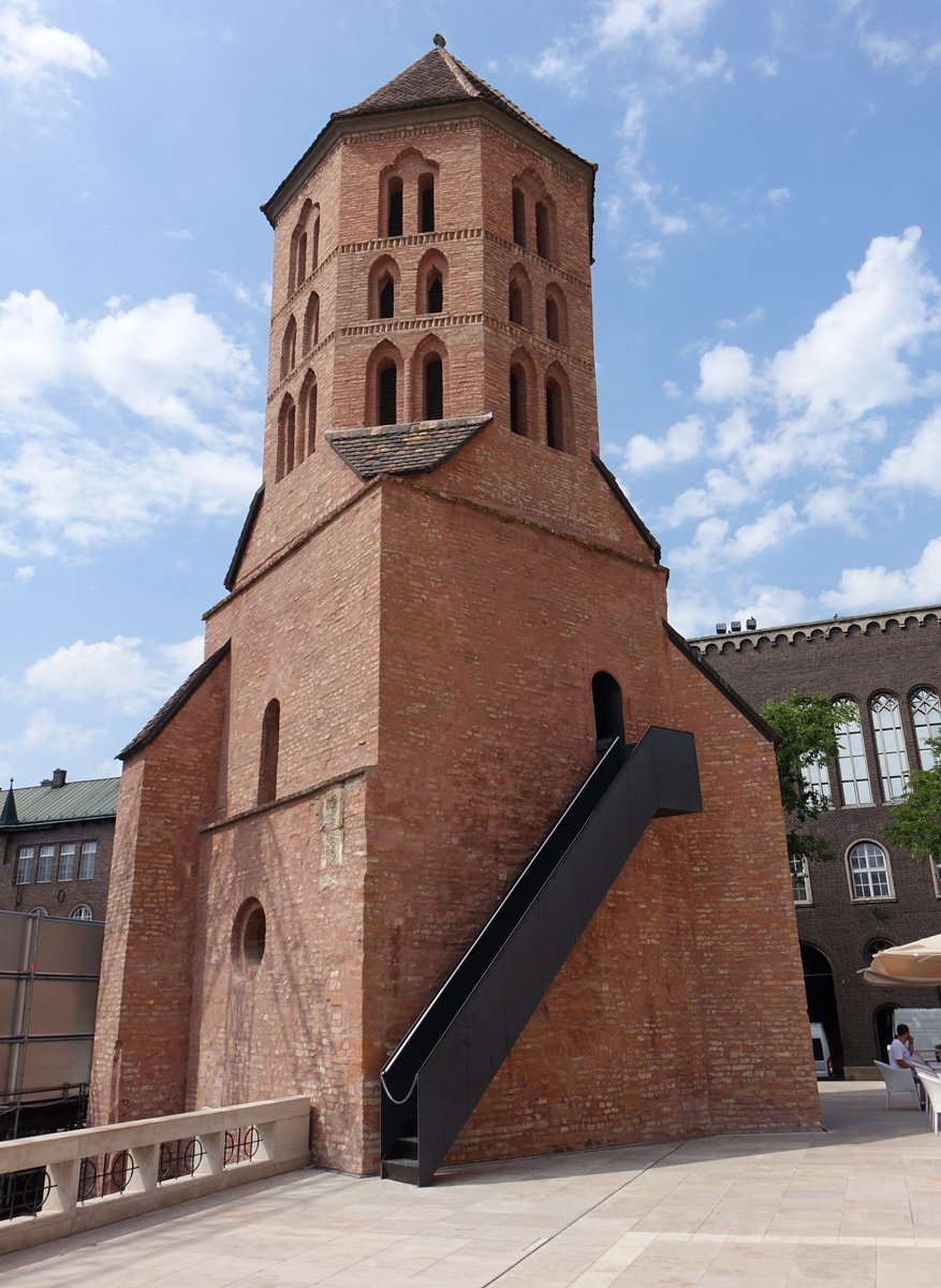 Szeged, Demetriusturm / Dmtr Torony, erbaut im 11. Jahrhundert (24.08.2019)