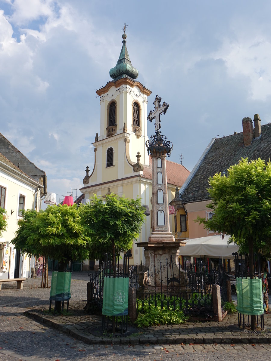 Szentendre, serb. Orth. Blagovescenska Kirche, erbaut von 1752 bis 1754 durch Andreas Magyerhoffer (03.09.2018)