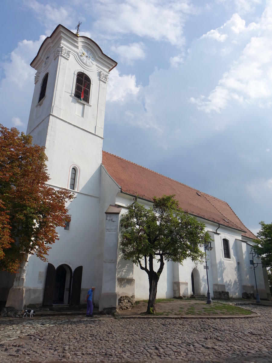 Szentendre, St. Johannes Kirche am Templon Ter, erbaut im 18. Jahrhundert (03.09.2018)